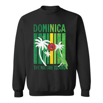 Dominica Island Vacation Flag Sweatshirt - Thegiftio