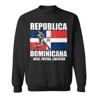 Dominicano Flag Rd Dominican Republic Baseball Bandera Sweatshirt - Thegiftio UK