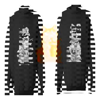 Donna Akita Lovers Caffè Ghiacciato Divertente Akita Con Collo A Felpa - Novitaregali