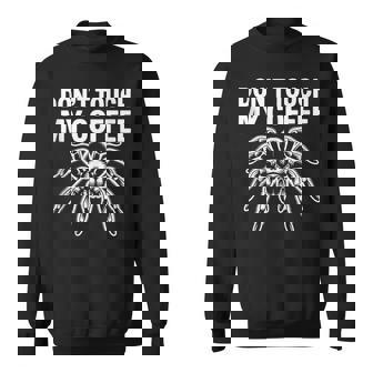 Don’t Touch My Coffee Tarantula Spider Coffeelover Tank Top Sweatshirt Unisex | Mazezy