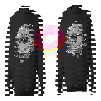 Donut Hula Hooping Cute Kawaii Dessert Lover Tank Top Sweatshirt Unisex | Mazezy