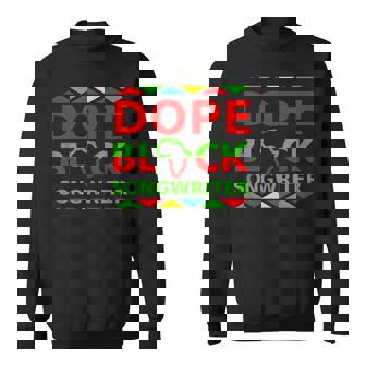 Dope Songwriter Proud Black Songwriting Career Pride Tank Top Sweatshirt Unisex | Mazezy