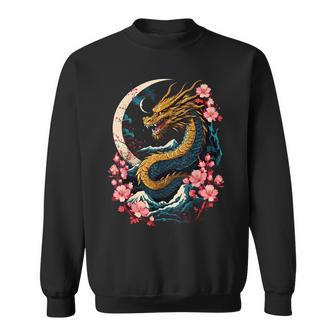 Dragon Asiatique Japonaistyle Tatouage Esthétique Dragon Japonais Sweater e - Cadeauxyz