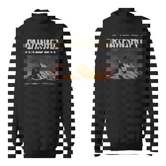 Drakensberg Lesotho South Africa Mountains Retro Hiking Sweatshirt Unisex | Mazezy