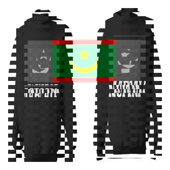Drapeau De La Mauritanie -Ouvenir Patriotique Des Racines Nationales Sweater e - Cadeauxyz
