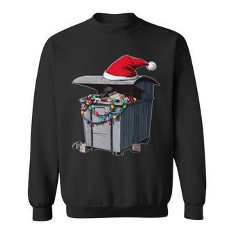 Dumpster Diving Garbage Diver Trash Picker Christmas Hat Sweatshirt Unisex | Mazezy