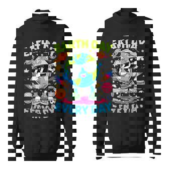 Earth Day Everyday Dabbing Earth Boys Kids Toddlers Sweatshirt Unisex | Mazezy