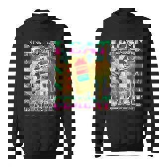 I Eat Cement Cat Meme Absurd Surreal Gen-Z Humor Sweatshirt | Seseable FR