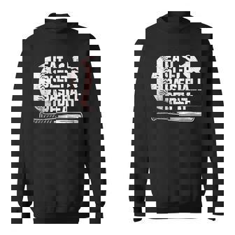 Eat Sleep Baseball Repeat Baseball Player Boys Sweatshirt - Thegiftio