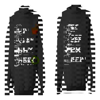 Eat Sleep Blox Repeat Blox Gaming Blox Costume Sweatshirt Unisex | Mazezy