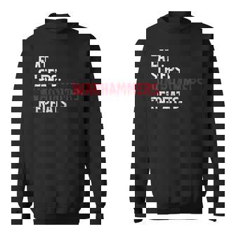 Eat Sleeps Warhammers Repeats Vintage Sweatshirt Unisex | Mazezy