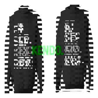 Eatleep Kendo Repeat 面白い格闘技コンバット スウェットシャツ - Kawaiitshirt