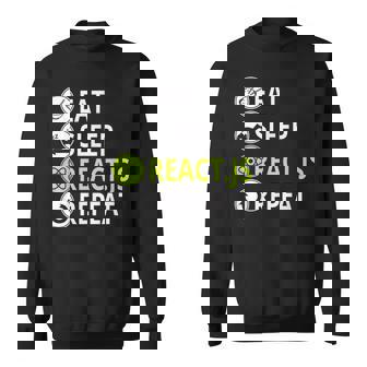 Eatleep ReactJs Repeat Javascriptプログラマー用 スウェットシャツ - Kawaiitshirt