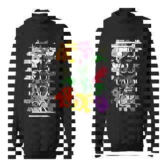 Ecuador Wildflower Pride Floral Sweatshirt Unisex | Mazezy