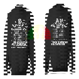 El Abuelo Mas Chingon Mexican Boy Grandpa Cinco De Mayo Flag Sweatshirt | Seseable UK