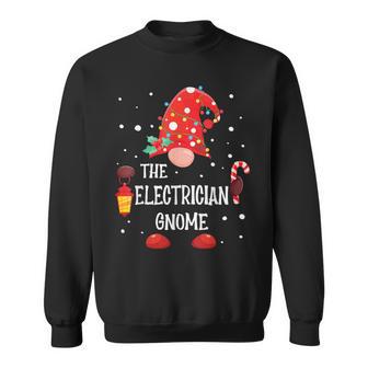 The Electrician Gnome Matching Family Christmas Gnome Pajama Sweatshirt - Monsterry