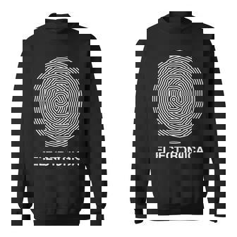 Electronica Music Retro Techno Music Raver EDM Party 90s Sweatshirt Unisex | Mazezy