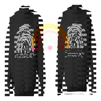 Elementary PTO Rainbow Parent Teacher Organization Student Sweatshirt Unisex | Mazezy