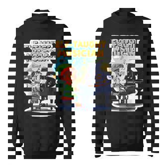 Elf Taught Musician Christmas Pianist Piano Player Fun Sweatshirt Unisex | Mazezy