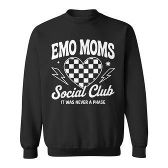 Emo Moms Social Club Emo It Was Never A Phase Sweatshirt - Thegiftio