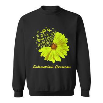Endométrioseensibilisation Jaune Tournesol Ruban Espoir Combattant Sweater e - Cadeauxyz