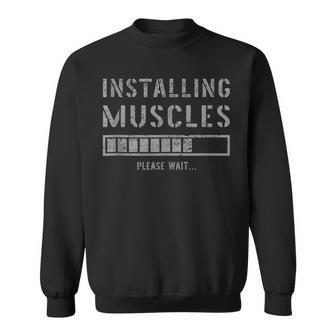 Entrenamiento De Gimnasio Divertido Instalación De Músculos In Mangas Camisa de entrenamiento - Regaloses