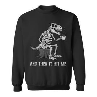 Esqueleto De Dinosaurio Divertido Café Camisa de entrenamiento - Regaloses