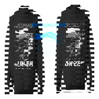 Estonian Pride Wolf Costume Sweatshirt Unisex | Mazezy