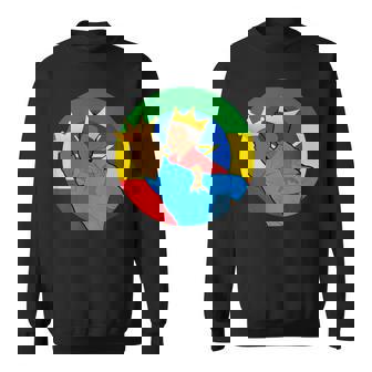 Ethiopia Ethiopian Flag Day Boy Son Father Fathers Day Sweatshirt Unisex | Mazezy