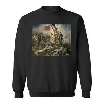 Eugene Delacroix Libertad Liderando Al Pueblo Camisa de entrenamiento - Regaloses