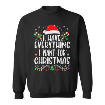 I Have Everything Want For Christmas Its Me I'm Couple Sweatshirt - Thegiftio UK