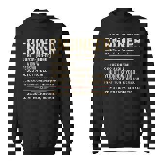 Exclusive Engineer Definition Engineering Tech Lovers Sweatshirt Unisex | Mazezy