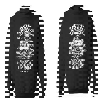 Exercise Your Demons Gym Satanic Gothic Devil Workout Sweatshirt - Monsterry