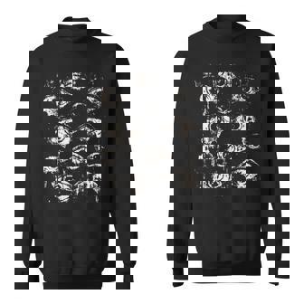 Eyes Eyeballs Weird Goth Grunge Alt Y2k Strange Aesthetic Sweatshirt | Mazezy