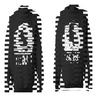 F-Caw-F Cuervo Negro Retro Luna Blancaintage F-Caw-F Camisa de entrenamiento - Regaloses