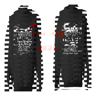 Family Christmas 2025 Santa Hat Making Memories Together Sweatshirt | Mazezy