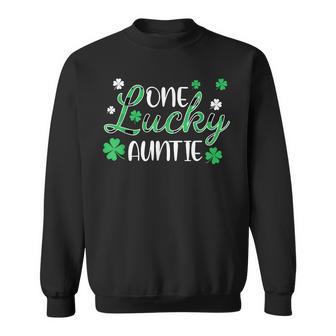 Family Matching One Lucky Auntie St Patrick's Day Sweatshirt - Thegiftio