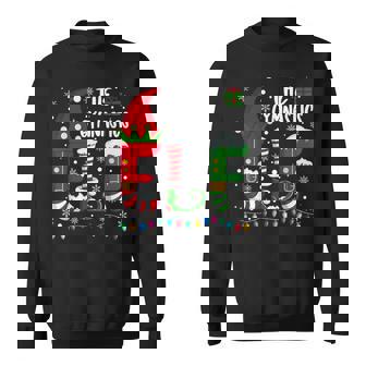 Family Matching Pajamas Gymnastics ELF Christmas Sweatshirt Unisex | Mazezy