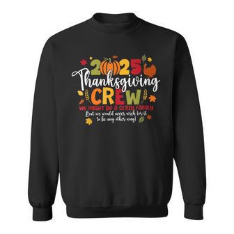 Family Thanksgiving 2024 Thanksgiving Crew Turkey Matching Sweatshirt - Thegiftio UK
