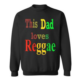 Fan De Reggae Amateurs De Musique Papa Rasta Jamaïque Homme Fête Des Pères Sweater e - Cadeauxyz