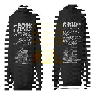 Farm Life Farmer Tractor 20 Farming 80 Repairing Equipment Sweatshirt Unisex | Mazezy