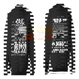 Make Farming Great Again Patriotic Farmer Pride Agriculture Sweatshirt Unisex | Mazezy
