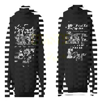 My Favorite Coastie Calls Me Papa Proud US Coast Guard Papa Tank Top Sweatshirt Unisex | Mazezy