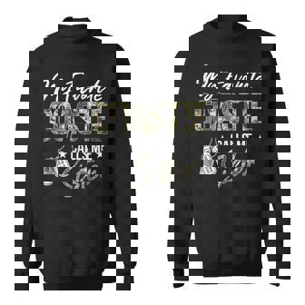 My Favorite Coastie Calls Me Sister Proud US Coast Guard Tank Top Sweatshirt Unisex | Mazezy