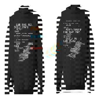 Feather Native American Heritage Listen To Wind It Talksフェザー ネイティブアメリカンヘリ スウェットシャツ - Kawaiitshirt