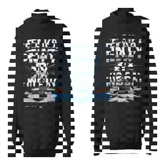 Feels Like A Penalty Box Kind Of Day Hockey Sweatshirt Unisex | Mazezy