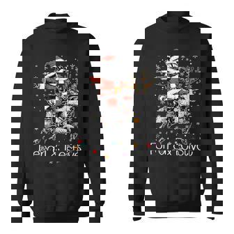 Feral And Festive Raccoon Christmas Feral Raccoon Sweatshirt | Mazezy