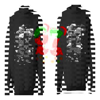 Festive 67 Christmas Meme With Santa Hats And Ornament Hands Tank Top Sweatshirt Unisex | Mazezy