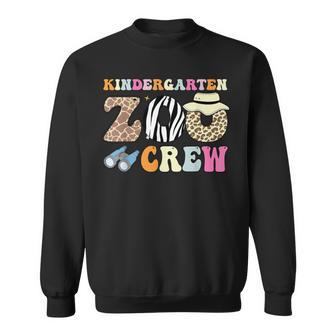 Field Zoo Trip For Teacher Kindergarten Crew Sweatshirt - Thegiftio UK