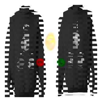 Fih Calling Remind Me Message Decline Accept Phone Call Fish Sweatshirt | Seseable FR